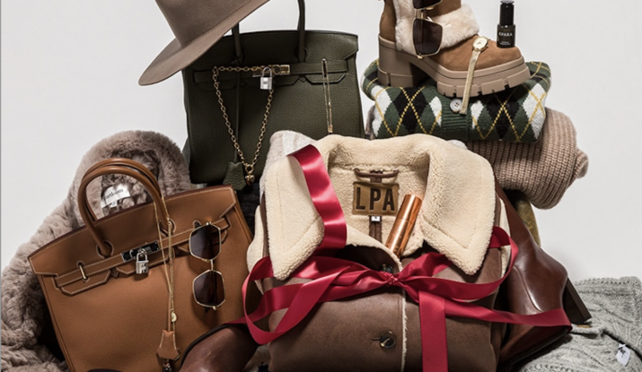 Assorted winter fashion accessories and clothing items